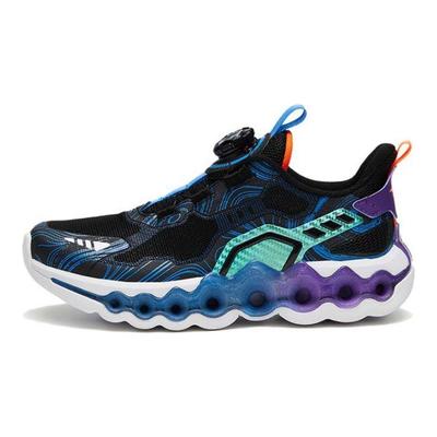 Energy Ring 8.0 Non-Slip Wear-Resistant Low-Top Running Shoes Kids Sneaker Black Blue Purple 312325580-8