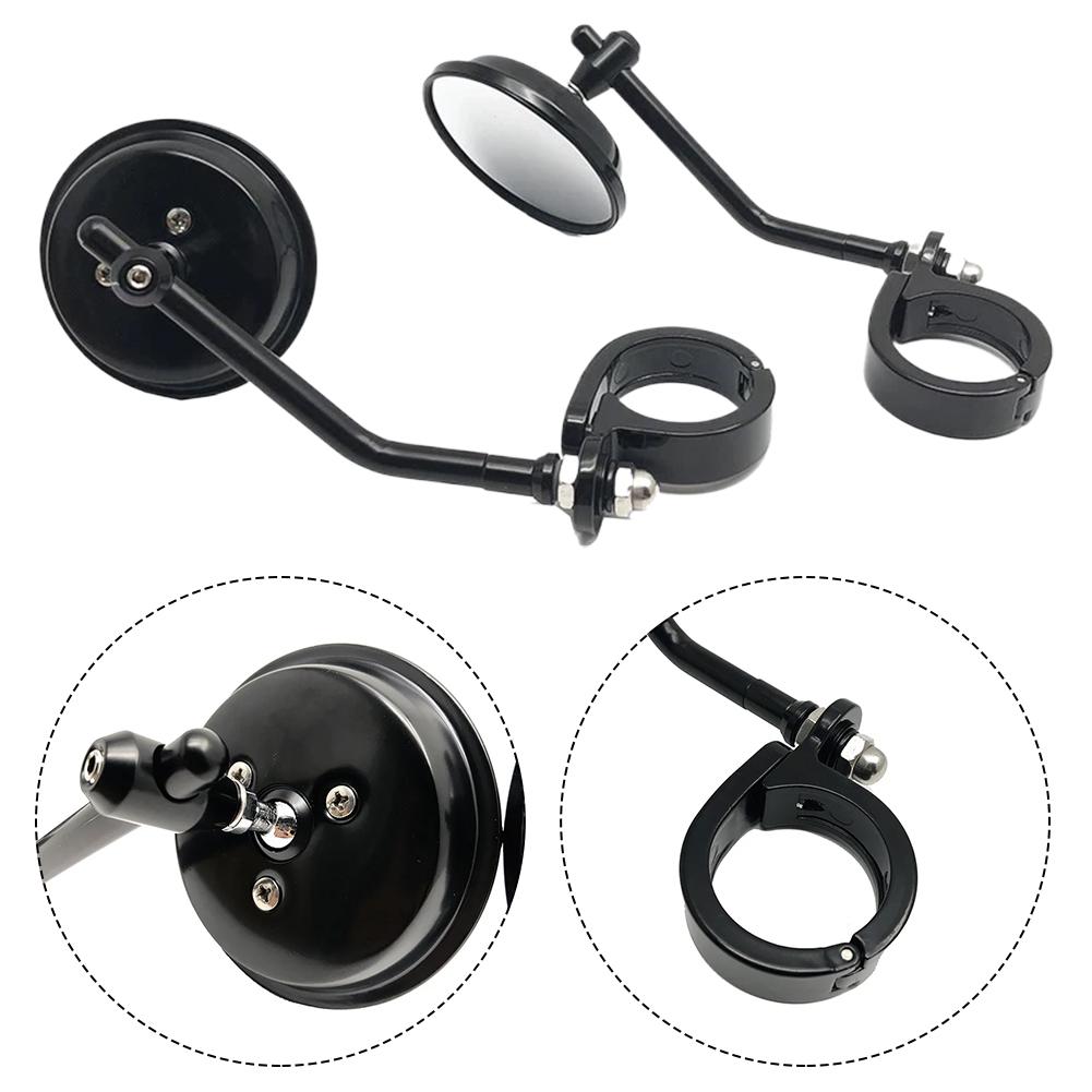 For Sportster XL883 XL1200 883L 2004-2019 2014 2015 2016 2017 2018 Motorcycle Rearview Side Mirror Aluminum for 38-41mm Forks