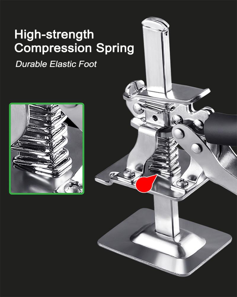 1Pc New Labor Saving Arm Board Jack Cabinet Lifter Height Locator Adjusting Lifter Multifunctional Anti-Slip Hand Lifting Tool