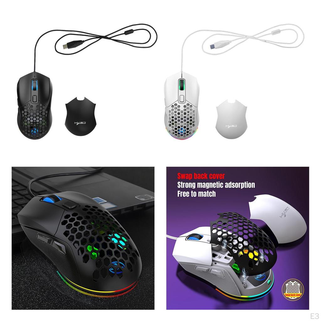 USB Gaming Mouse with 7200 DPI And 6 Customizable Settings for PC Players