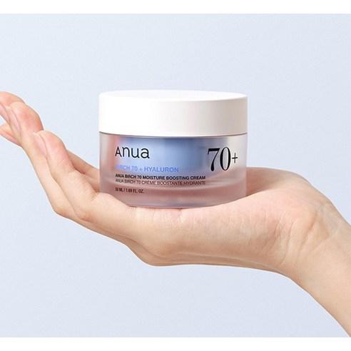 Anua Birch 70 Moisture Boosting Cream Hydrating Lightweight Facial Moisturizer 50ml