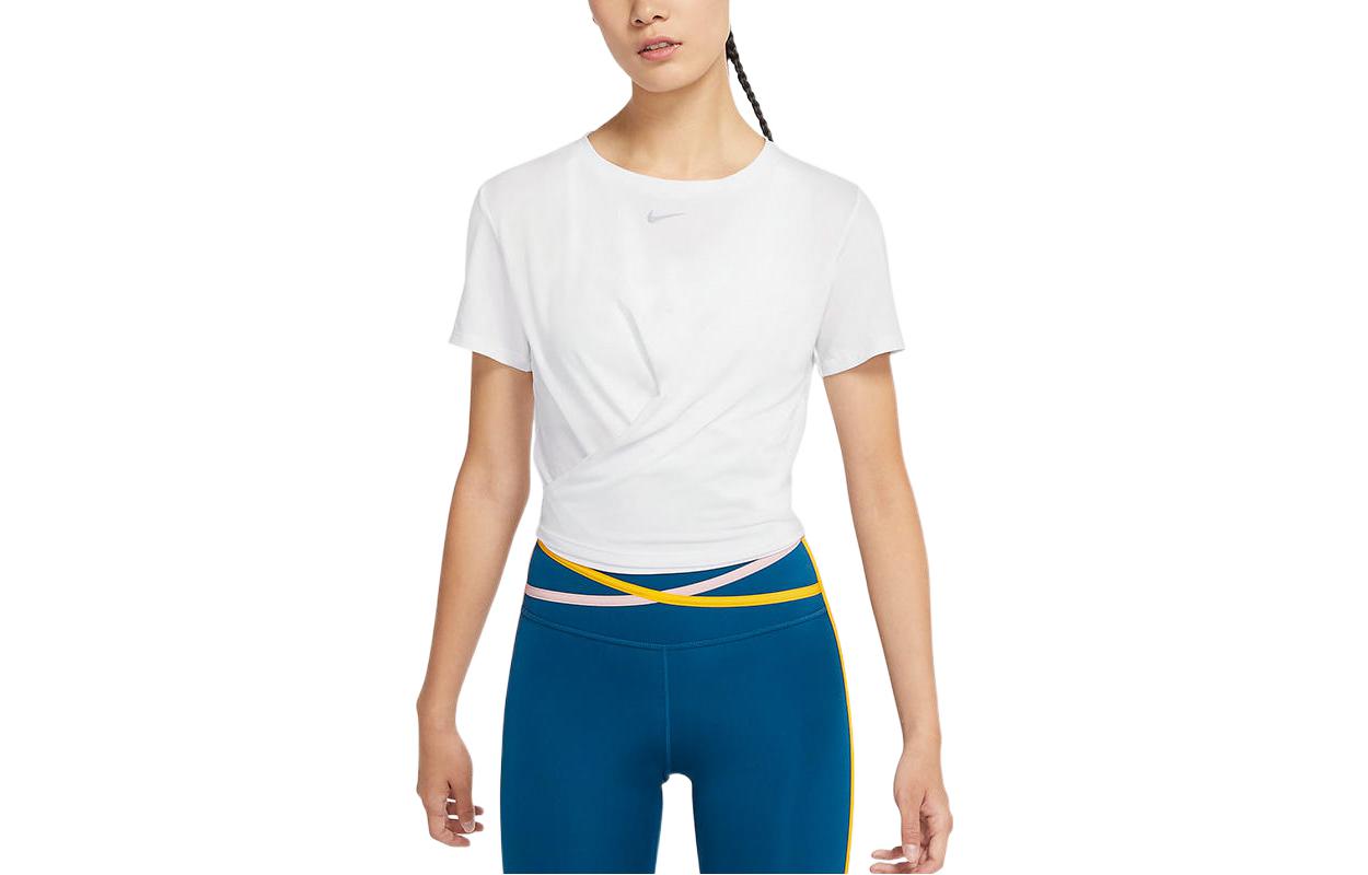 

Nike Dri Fit Set in Sleeve T Shirt Women s White DD4922-100 XL