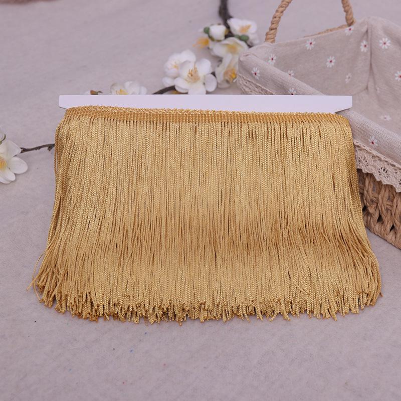 Polyester Fringe Tassel Trim (10-20cm) for Stage Costumes, Curtains, Carpets, and Lace Decorations