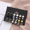 2021 European Retro Style Women's Earrings: 12-Pair Set