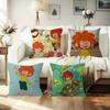 MMeister EEder e il Suo PPumuckl Cuscino Personalizzato Copricuscino Camera da Letto Decorazione Festa Federa Compleanno Regalo per Bambini