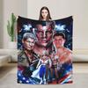 Super Soft Blanket Camping Cody Rhodes  Vintage Throw Blanket  Flannel Bedspread For Bedroom Street Trend Sofa Bed Cover