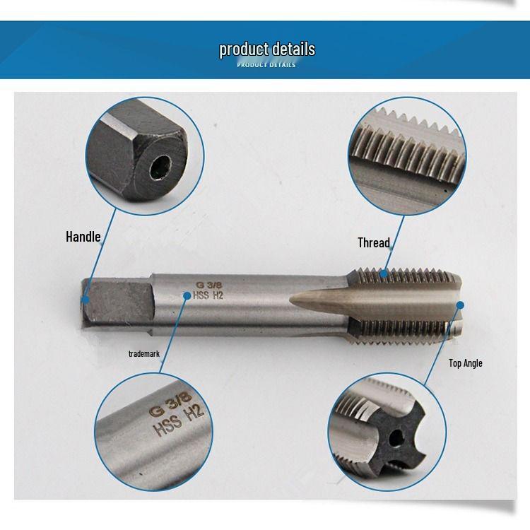 Straight Flute Machine Tap Set M20-M30, Coarse & Fine Thread Options