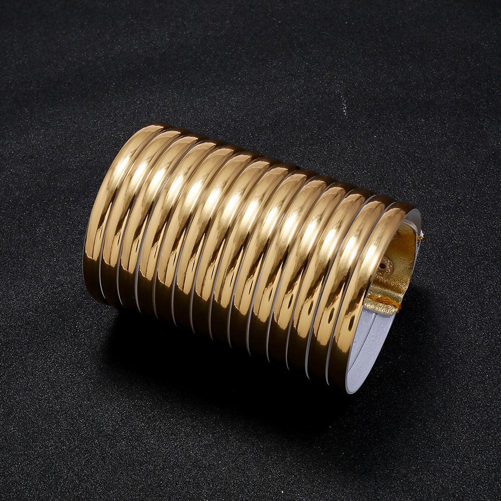 African Inspired Fashion Leather Cuff Bracelet With Adjustable Clasp For Boho Style Accessories