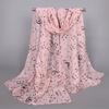 Spring Summer Prints Chiffon Scarf Shawls Woman Sun Protection Silk Scarf Fashion Thin Long Scarves For Women Wrap Shawl Stole
