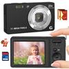 Digital Camera 4K 56MP Compact Digital Camera Pocket Camera 4K Video AF Autofocus Webcam 20x Digital Zoom Lightweight Portable Video Photo Birthday