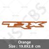 1Pcs 3D Metal TRX Letter Emblem Car Side Fender Decal TRX Logo Rear Trunk Badge Tailgate Stickers Accessories Car Styling