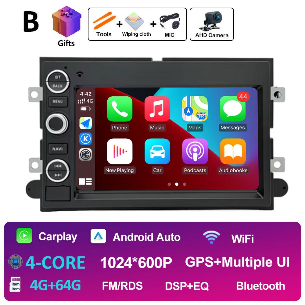 Para Ford 500 F150 Sistema Android Inteligente 7 polegadas Reprodutor Multimídia de Vídeo para Carro Bluetooth DSP Estéreo Tela Tátil 2.5D Unidade Principal WIFI