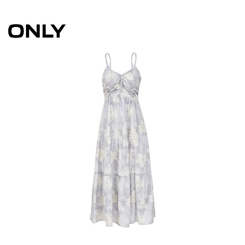 ONLY 2025 Summer Vacation Printed Lightweight Strappy Maxi Dress