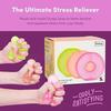 Soft Decompression Sensory Toy Stress Ring Gel Squishy Toy Anti-Anxiety Squeeze Object  Pinch Toy