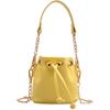 Fashionable Mini Bucket Bags For Women Trendy Solid Versatile Chain Crossbody Bag Summer PU Leather Cute Female Shoulder Purses