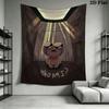 The Binding of Isaac Wall Tapestry Aesthetic Wall Hanging Printed Fabric Blanket Decorative Tapestries for Bedroom Living Room Home Decor