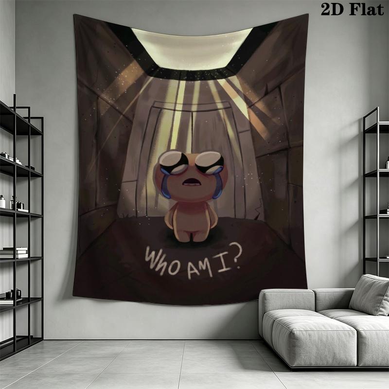The Binding of Isaac Wall Tapestry Aesthetic Wall Hanging Printed Fabric Blanket Decorative Tapestries for Bedroom Living Room Home Decor