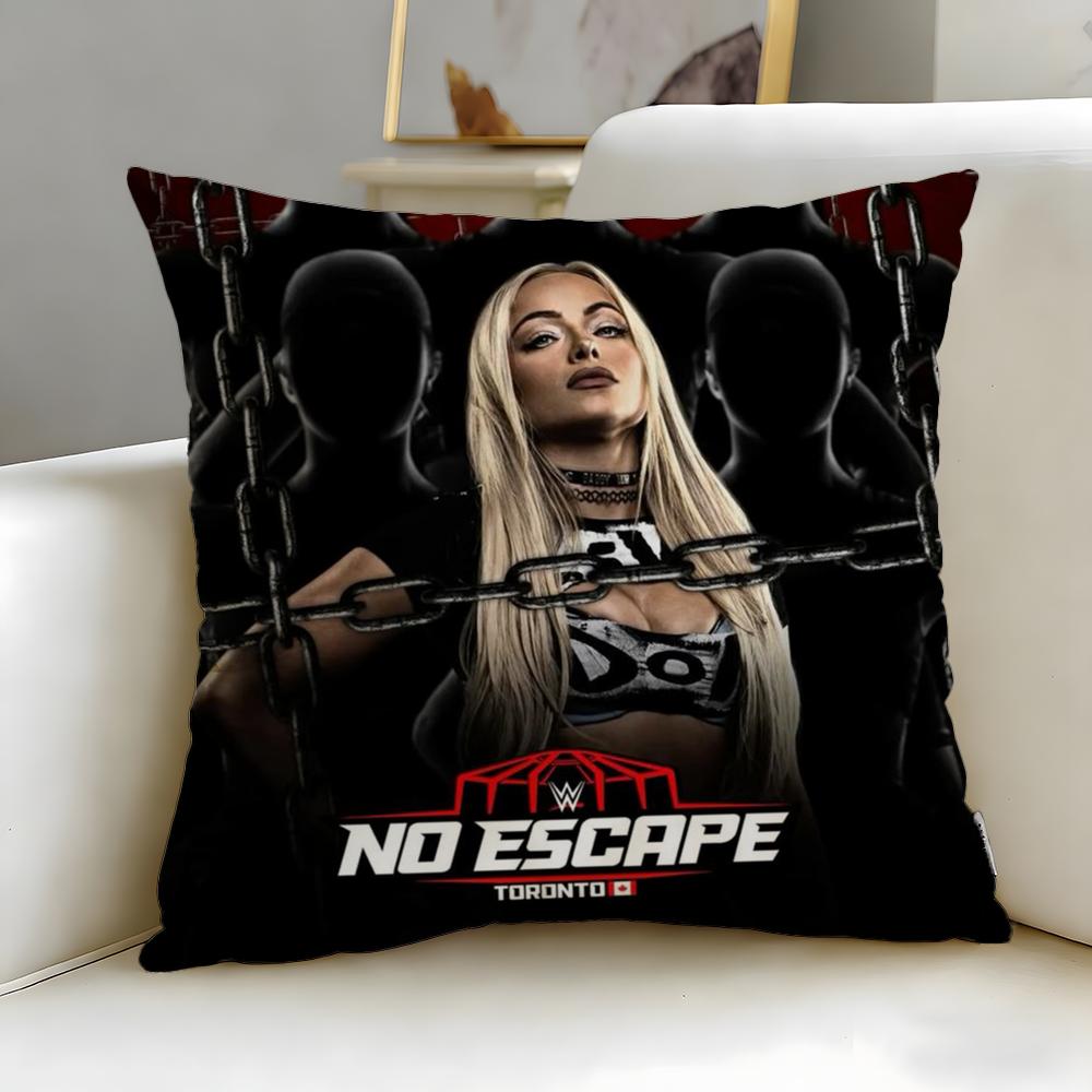 

popular wrestler Liv Morgan Cushion Cover Soft & Easy-Wash Pillow Case – Versatile for Couch, Bed, Travel and Office 30cmx30cm