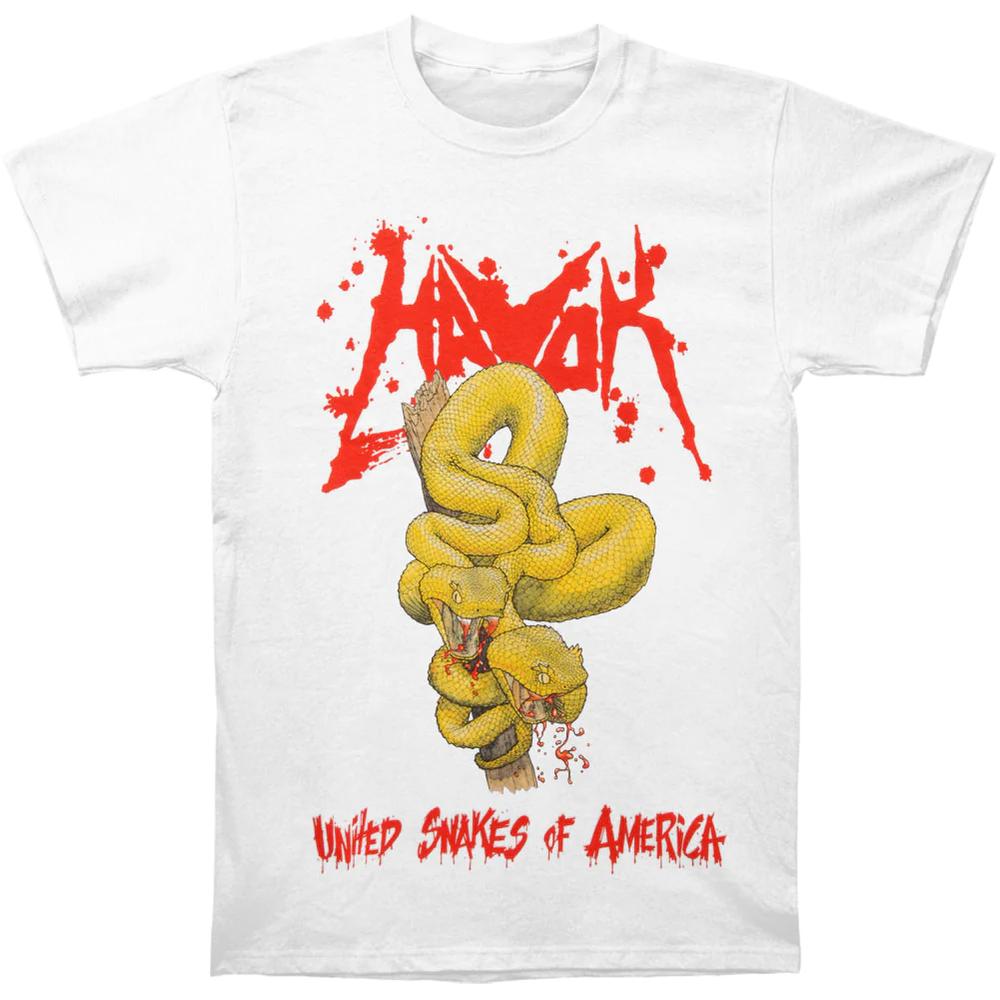 Rare Collection Havok Band Short Sleeve Unisex 2sides T-shirt S