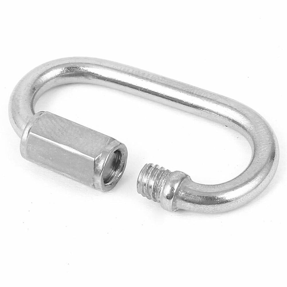 304 Edelstahl-Anschluss 4-teilig Link Lock Silber
