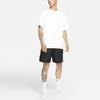 Nike Sportswear Logo Micro Mark Breathable Solid Color Casual Sports Shorts Men Black DM4402-010