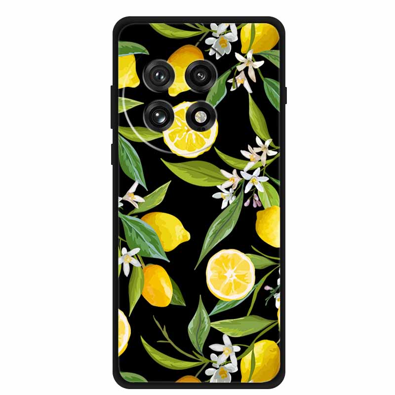 Black Silicone Case For OnePlus 13 5G Case Cartoon Cat Soft Back Cover For OnePlus Ace5 5G Ace 5 Pro 13R Phone Case Shell Coque
