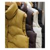 Down Vest Women Autumn Winter Fashion Stand Collar All-Match Warm Sleeveless Waistcoat Jacket Ladies