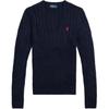 Polo Solid Color V-Neck Long Sleeve Knit Sweater Women Tops 211971870-004