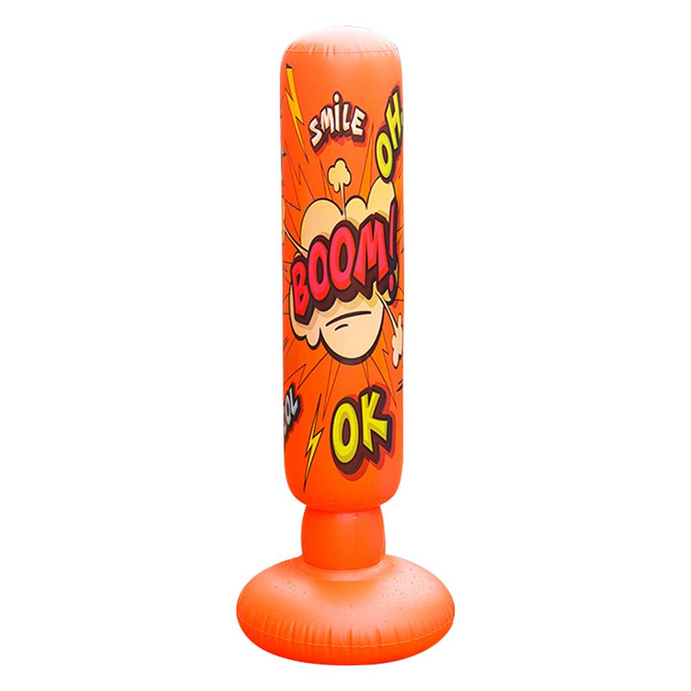 Kids Inflatable Punching Bag Free Standing Boxing Bag Thickened Bounce-Back Punch Bag PVC Tumbler Sandbag for Boxing Training