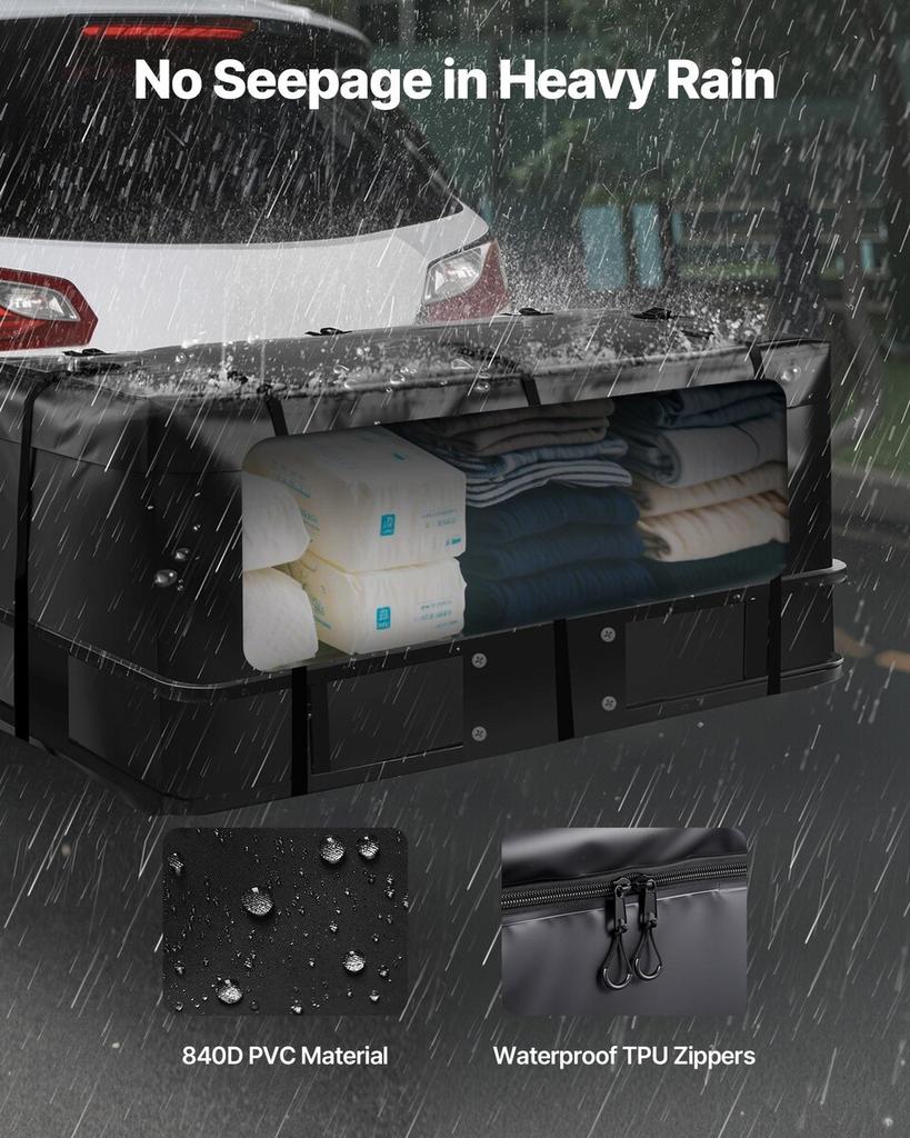 Hitch Cargo Carrier Bag 57.48 x 19.49 x 23.82 in (16 Cu.ft) Waterproof