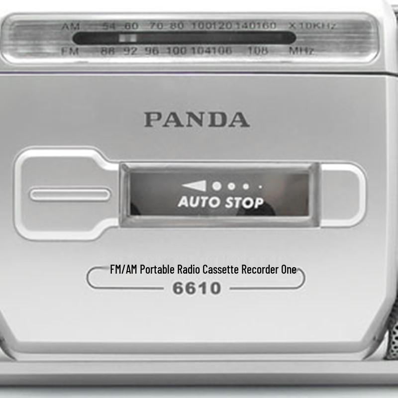 Panda 6610 Portable Cassette & Tape Player with USB, MP3, Card & Radio