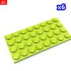 Non-Toxic Moc Bricks Plate 4X4 4X6 4X8 4X10 4X12 3031 3022 3035 3030 3029 Children Toy Building Blocks Assembles Birthday Gift