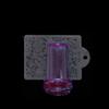 Nail Art Stamper,Clear Silicone Stamping Jelly with Scraper for DIY Nail Decors Transparent Visible Body,No Misplacement