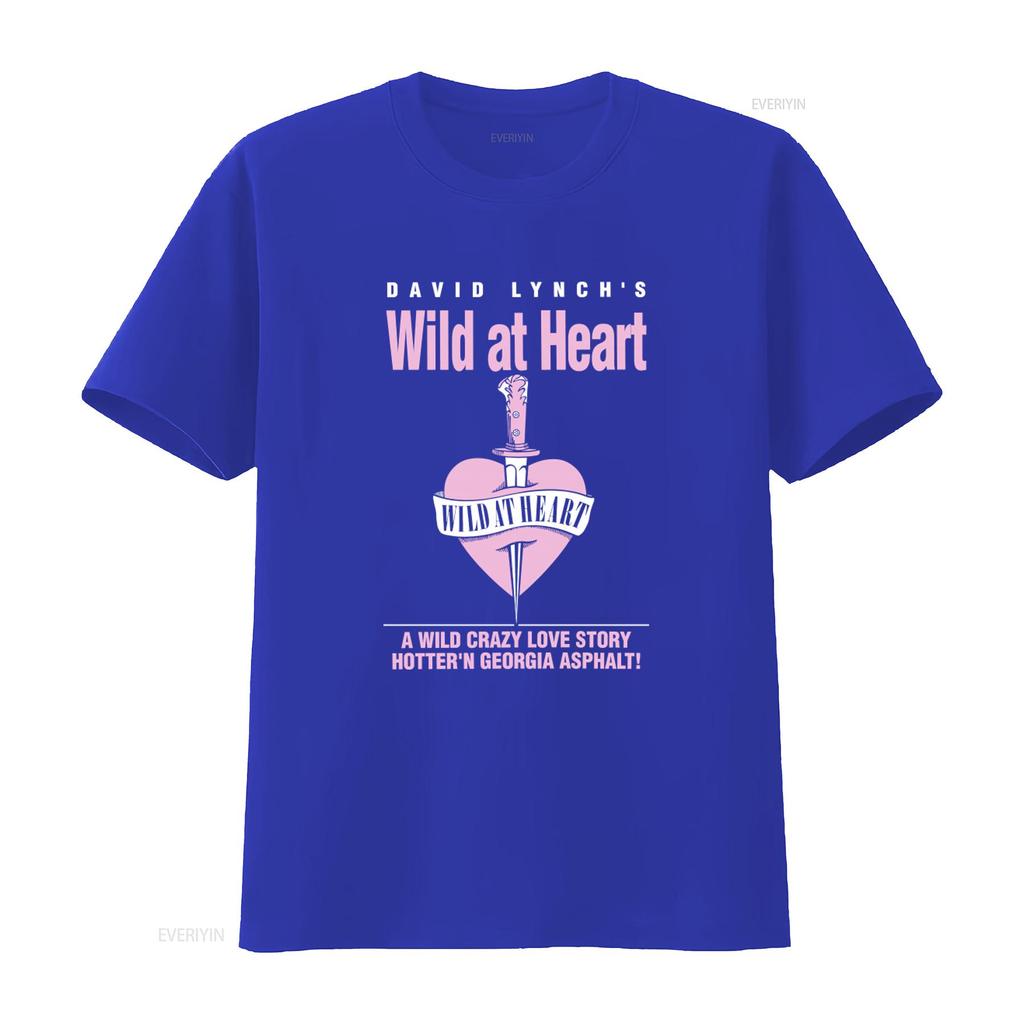 Wild At Heart T Shirt David Lynchs Iconic Movie Design Perfect for Fans of Twin Peaks and Nicolas Cage Vintage Washed