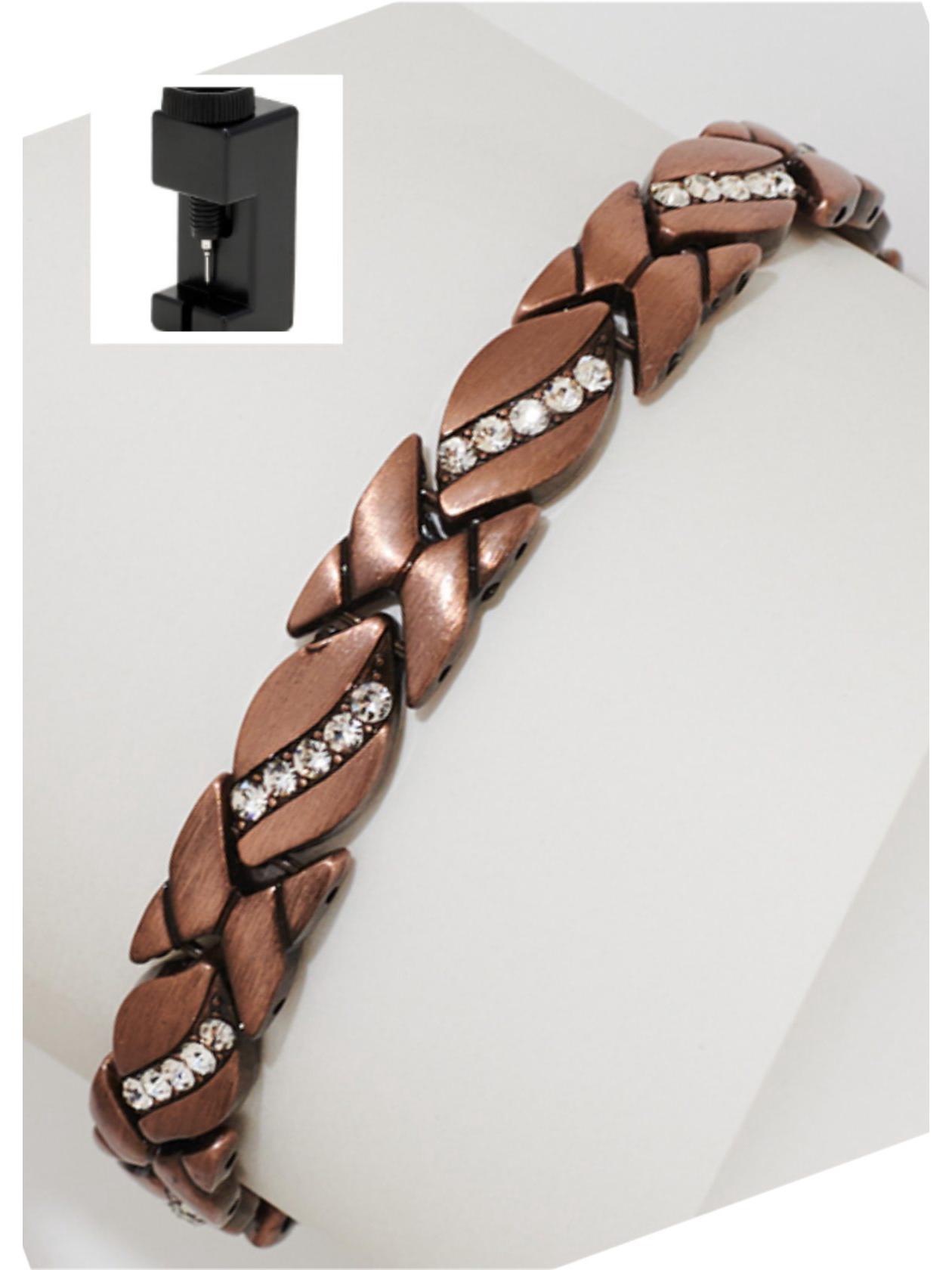 

Магнітний браслет Weiwan Leaf Diamond