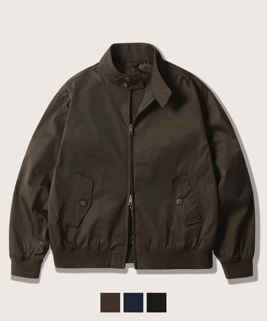 JEMUT Urban Harrington Jacket Deep Brown Kjot2698