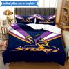 3PCS Melbourne Storm Team Bedding Set 2D Printing (Includes 1 Duvet Cover + 2 Pillowcases Coreless), Bedroom decor,Fan Gift