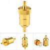 Universal 8mm Motorcycle Gasoline Oil Filter Filtration Cleaner (Golden)