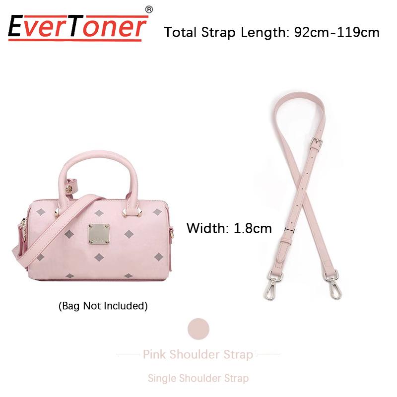 EverToner Leder Ersatz Umhängetaschenriemen für MC-Visetos Boston Tasche Schultergurt Abriebfeste Legierungskette Zubehör