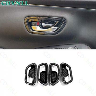 Inner Door Handle Bowl Panel Cover For Honda HR-V HRV -2024 ABS Carbon Fiber