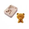 Silicone Fondant Molds Chocolate Mould Silicone Cake Moulds Bear Shaped Silicone Material Baking Gift for Baking Lover