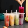 Ice Cream Mold Reusable Kids Popsicle Maker Creative Frozen Treat Kit for Home Kitchen Dessert Tools
