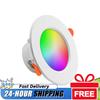 1/5/10PCS 10W RGB Smart Spotlight Bluetooth Ceiling Lamp RGB Lamp APP Remote Control Color Changing Light for Living Room Decor