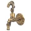 Rubinetti dell'acqua in ottone Rubinetto antico Manico a forma di cappello animale Rubinetto a sfera con drago Rubinetto versatile per interni ed esterni Rubinetto per bagno Balcone Giardino