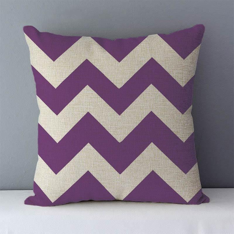 Quality Cozy Popular Geometric Couch Cushion Cover Home Decorative Pillows 45X45Cm For Bed Seat Back Cushions Bedding Pillowcase