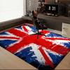 British Flag Artwork Rug Office Floor Mat - Machine Washable for Bedroom, bedroom, livingroom, Room Decor Fan Gifts Christmas