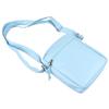 Small Shoulder Bag Compact Multipurpose Storage PU Leather Stylish Shoulder Messenger Bag for Man