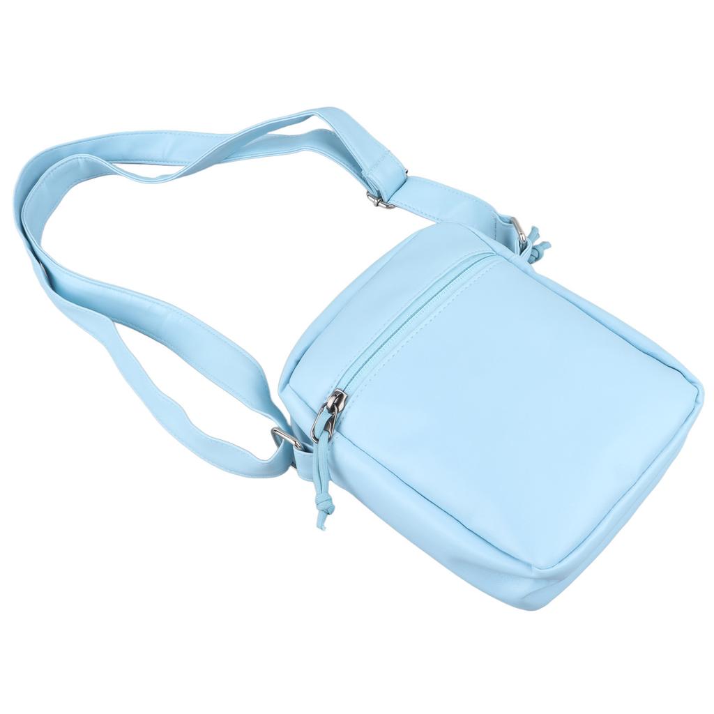 Small Shoulder Bag Compact Multipurpose Storage PU Leather Stylish Shoulder Messenger Bag for Man