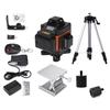 16 Lines 360° Rotary Horizontal Vertical Cross Remote Green Light LED Display Auto Self Leveling 4D Measure Laser Level