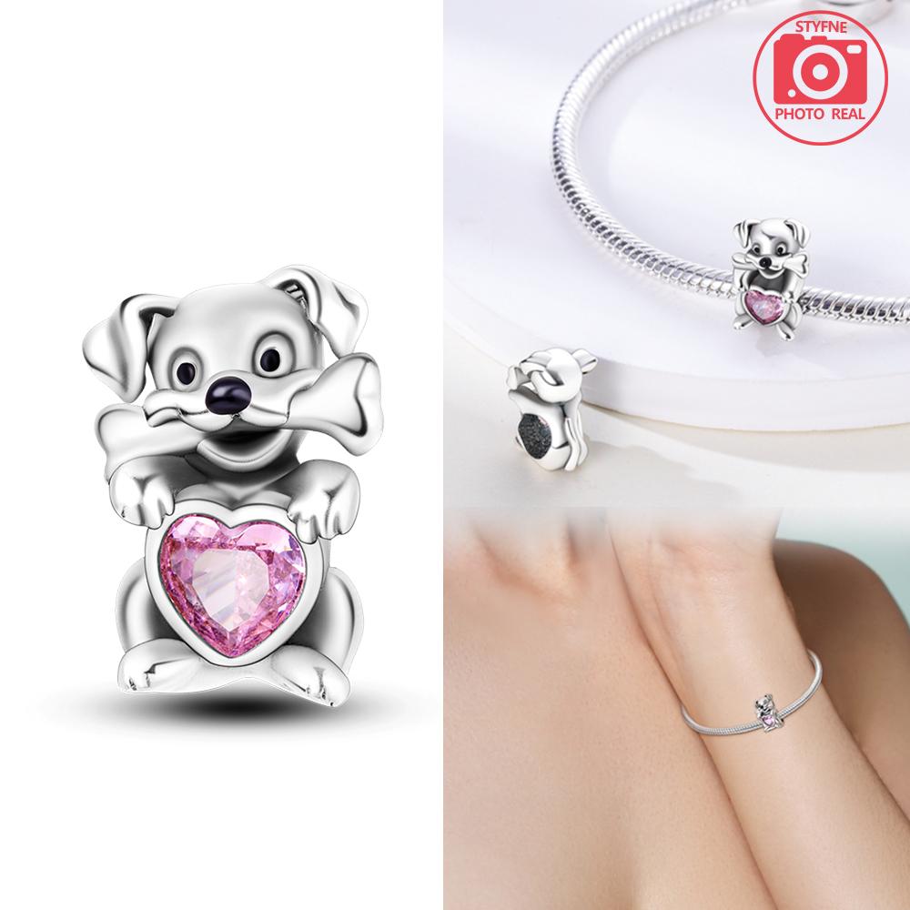 Dog Pet Charms Beads Copper Colors For Charms Copper Colors Original Bracelet For Jewelry Making